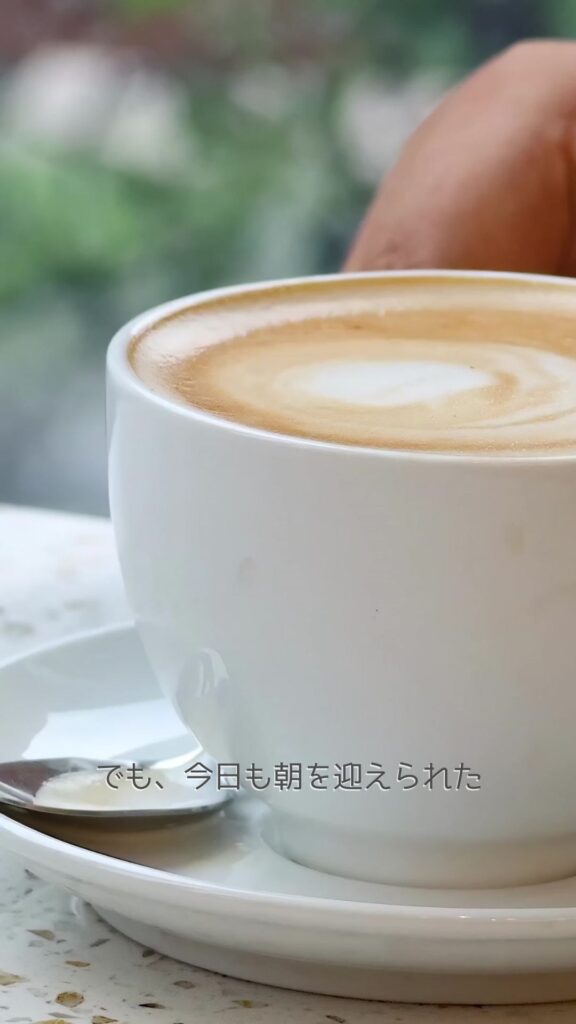 コーヒーと一息:それだけで、じゅうぶん