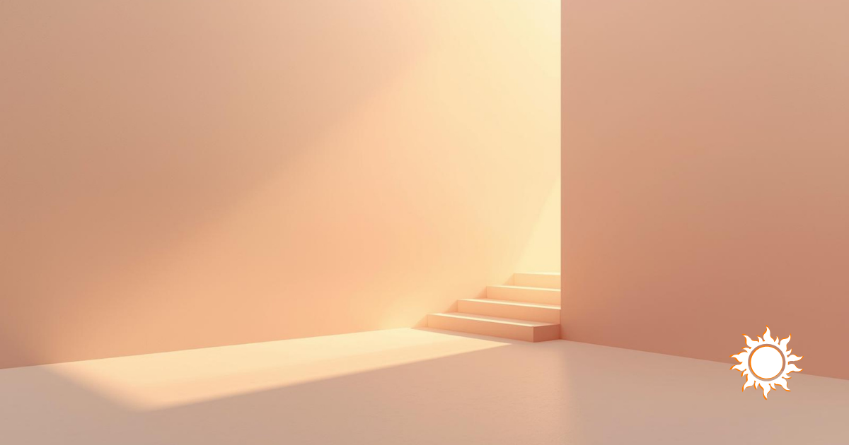 soft morning light, gentle sunrise glow, minimal composition