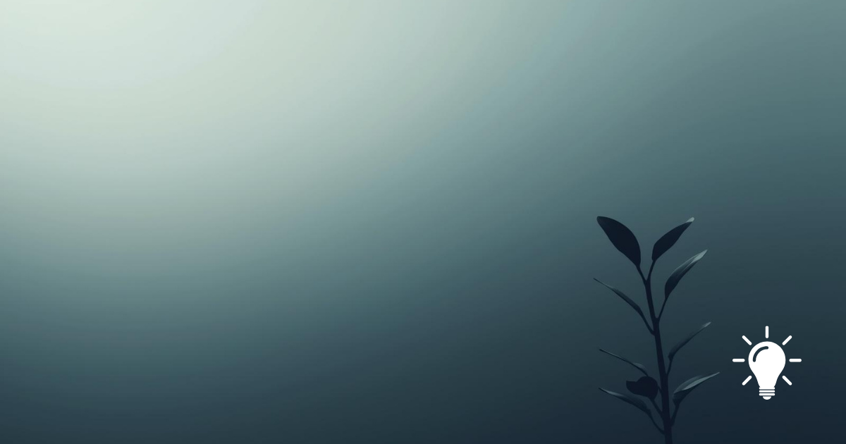 dark to soft light gradient, sense of restart and calm reassurance, minimal composition