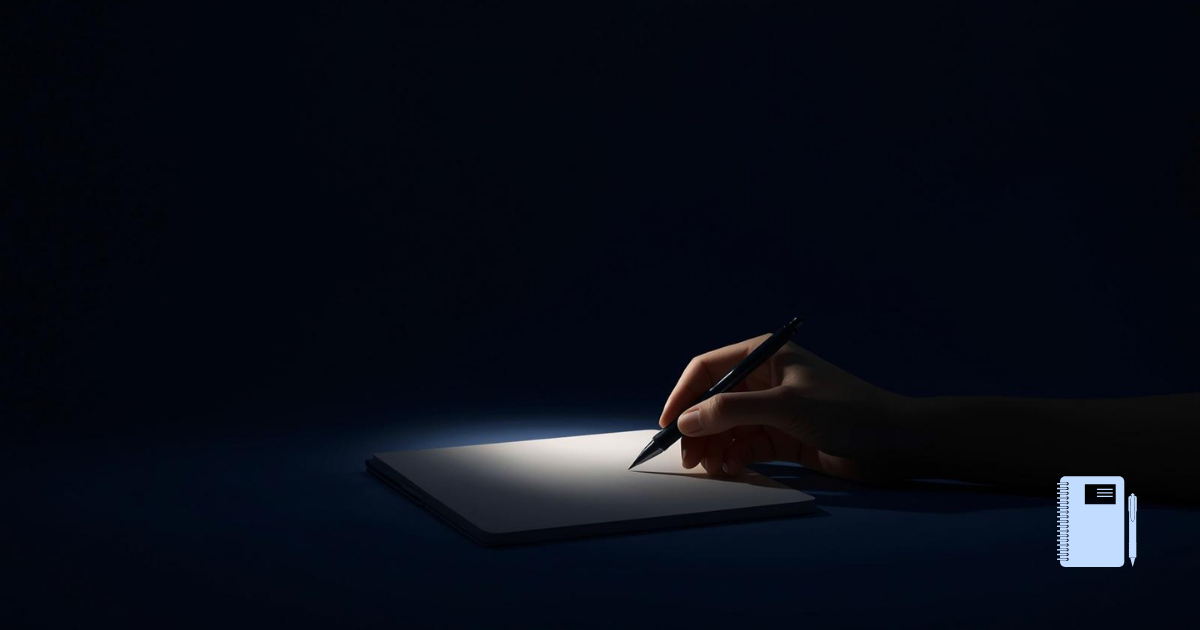 夜の静けさと安心感を感じるビジュアル。